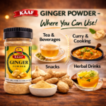 Kaaf Foods Ginger Powder (Adrak Powder / Sonth Powder) – 60g | 100% Pure, No Color, No Preservatives - Image 3