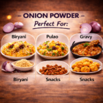 Kaaf Foods Onion Powder (Pyaz Powder / Dehydrated Onion) – 1000g Zipper | 100% Pure, No Color, No Preservatives (Copy) (Copy) (Copy) - Image 3