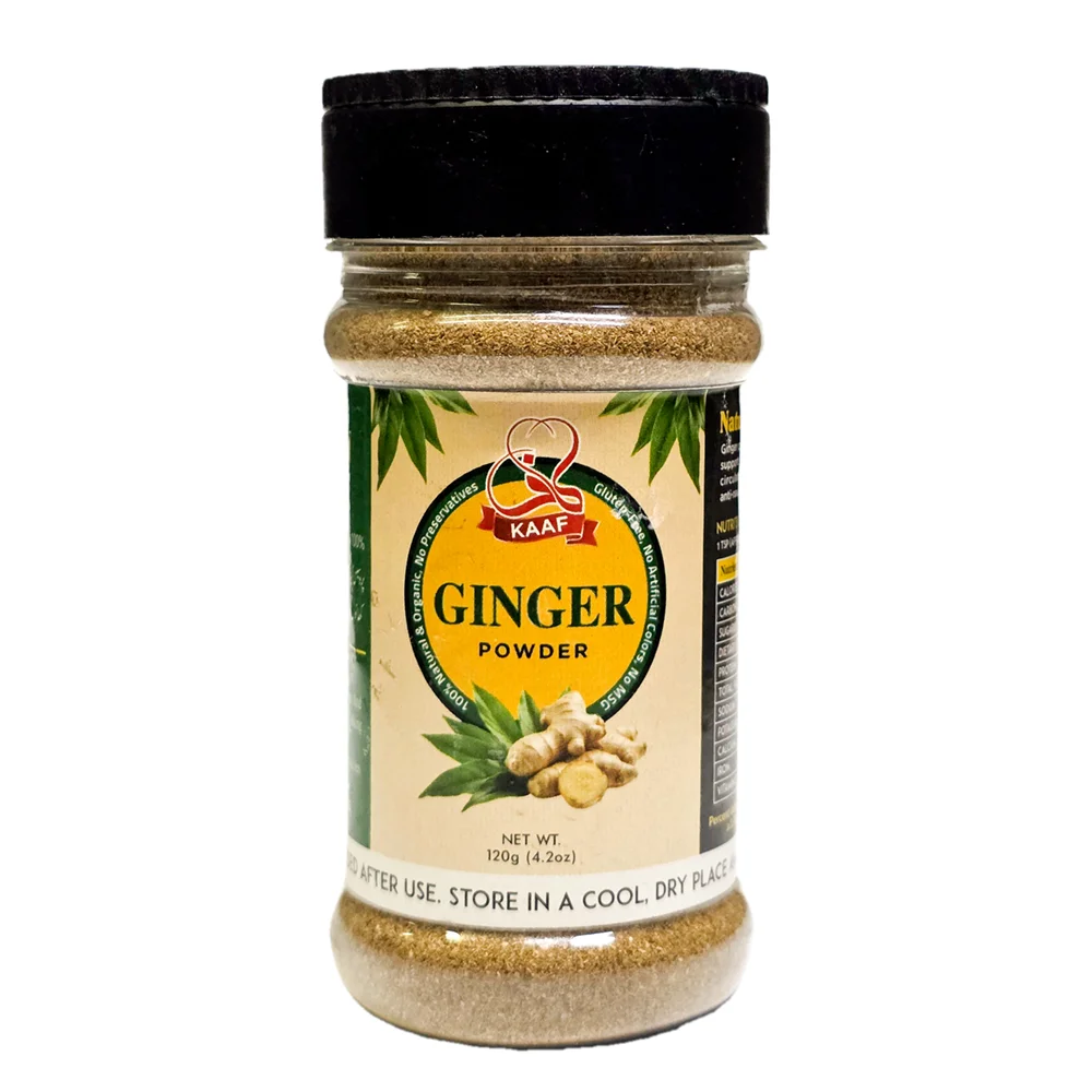 Ginger 0 Kaaf Foods™ Ginger Powder (Adrak) – 60g - Image 1