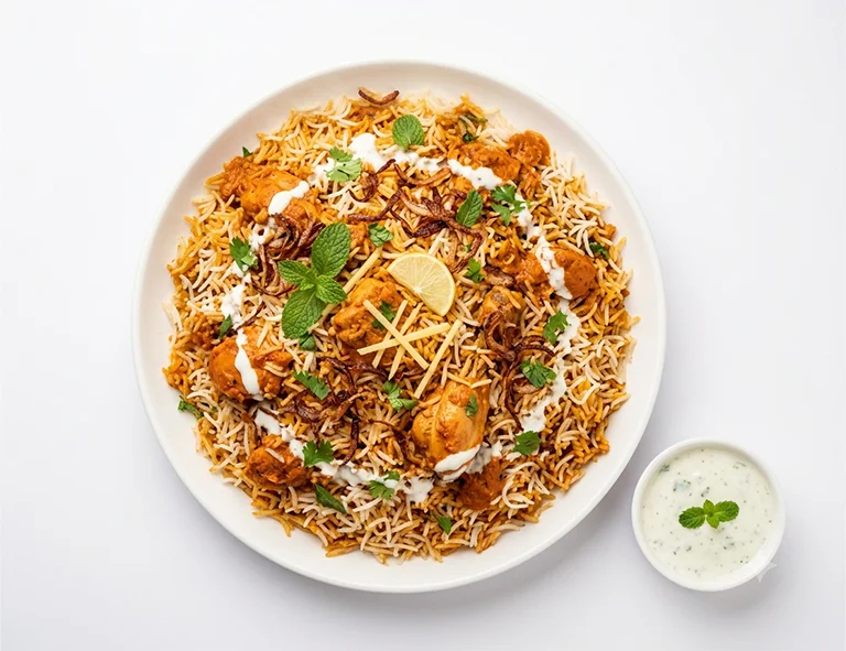 Butter Chicken Biryani