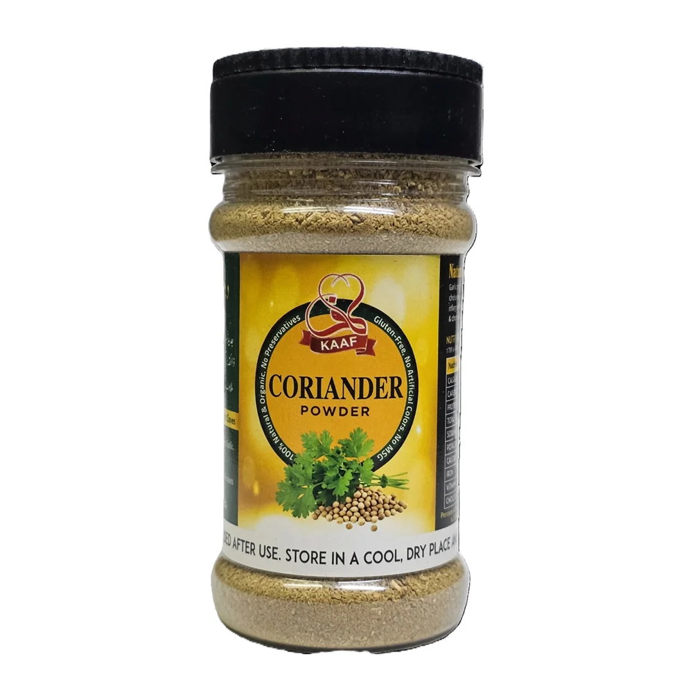 Coriander 0 Kaaf Foods™ Coriander Powder (Dhania) – 80g - Image 1