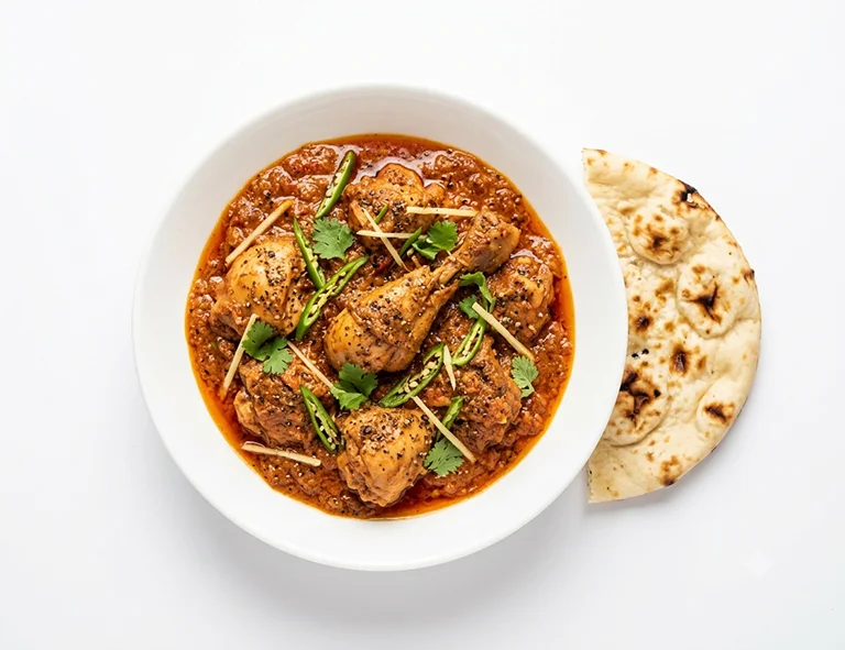 Dhaba Style Afghani Chicken Karahi