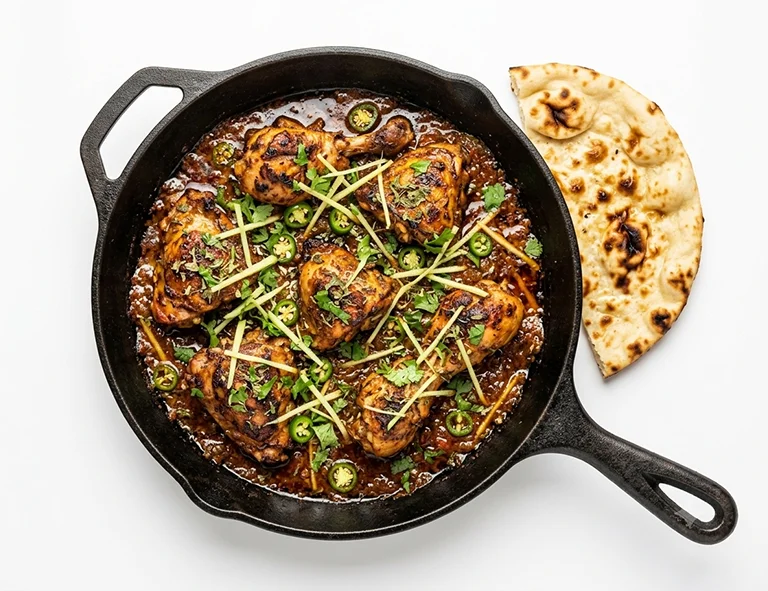 Dhaba Style Tawa Chicken