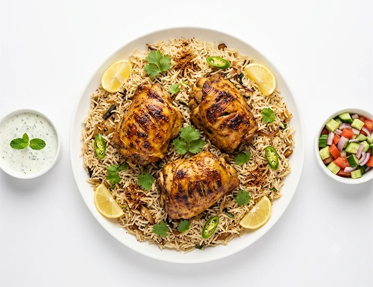 Mutton Steam Roast with Yakhni Pulao