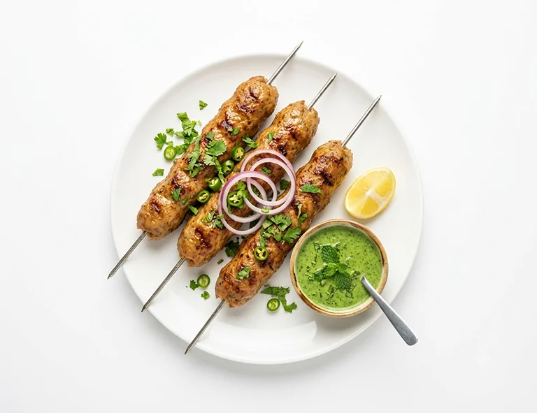 Soft and Juicy Beef Seekh Kabab