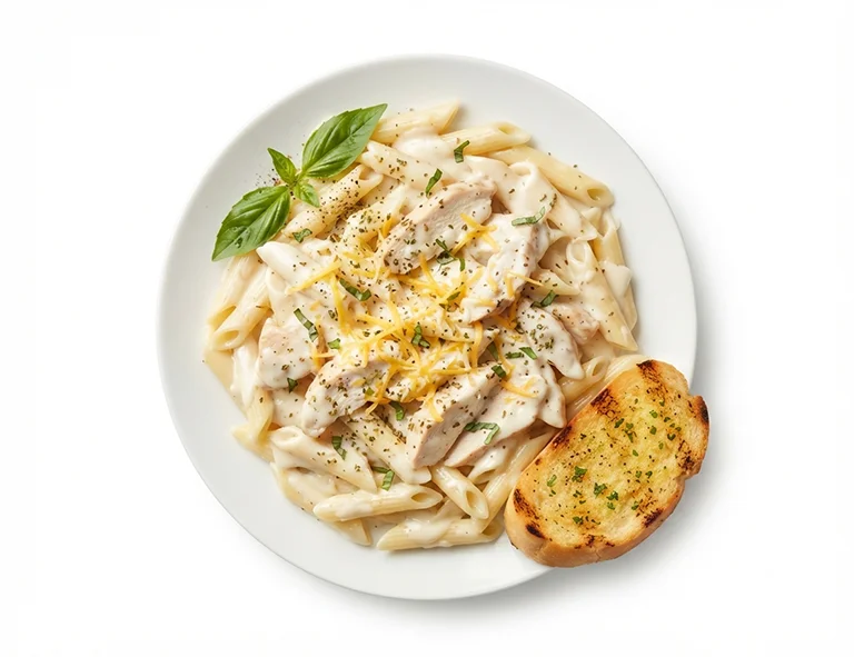 White Sauce Chicken Pasta
