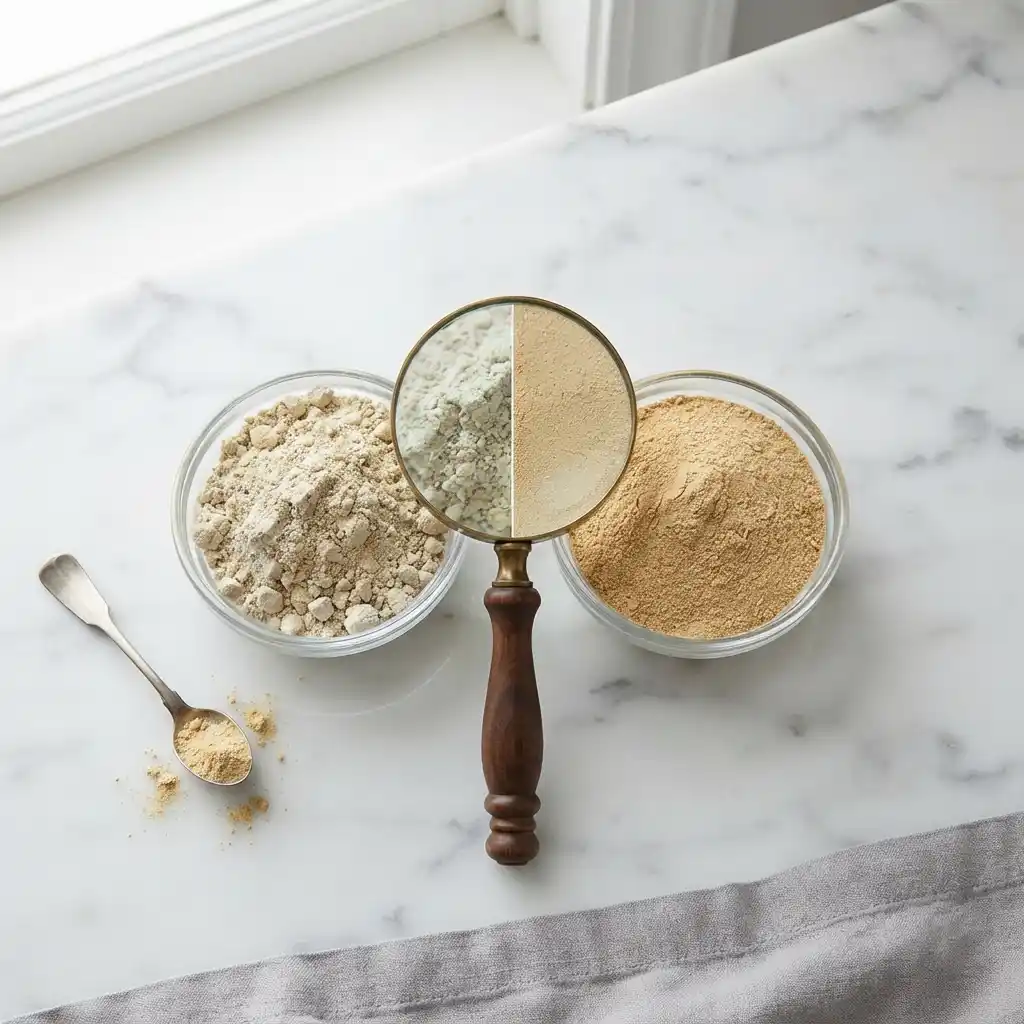 Pure vs Fake Ginger Powder Comparison
