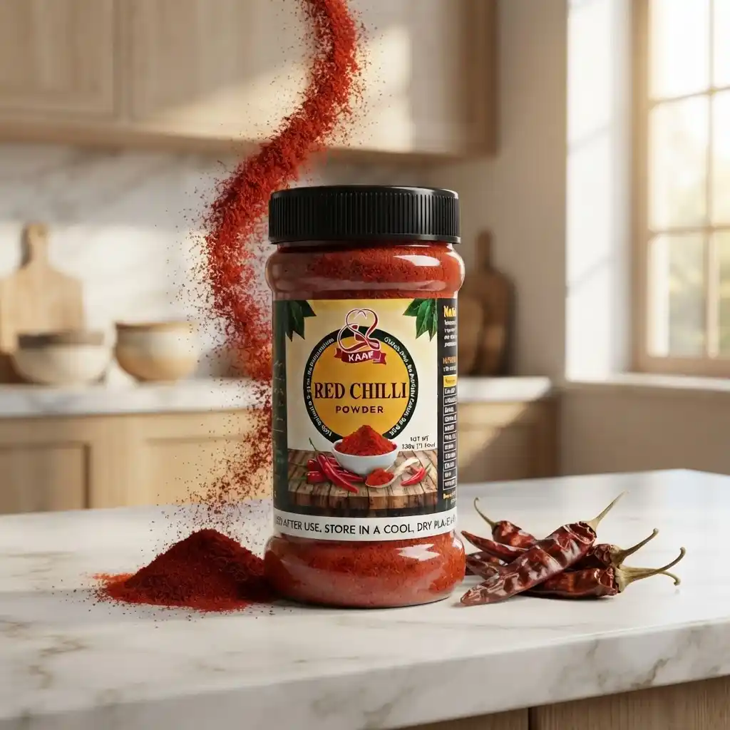 Kaaf Foods Premium Red Chilli Powder Process